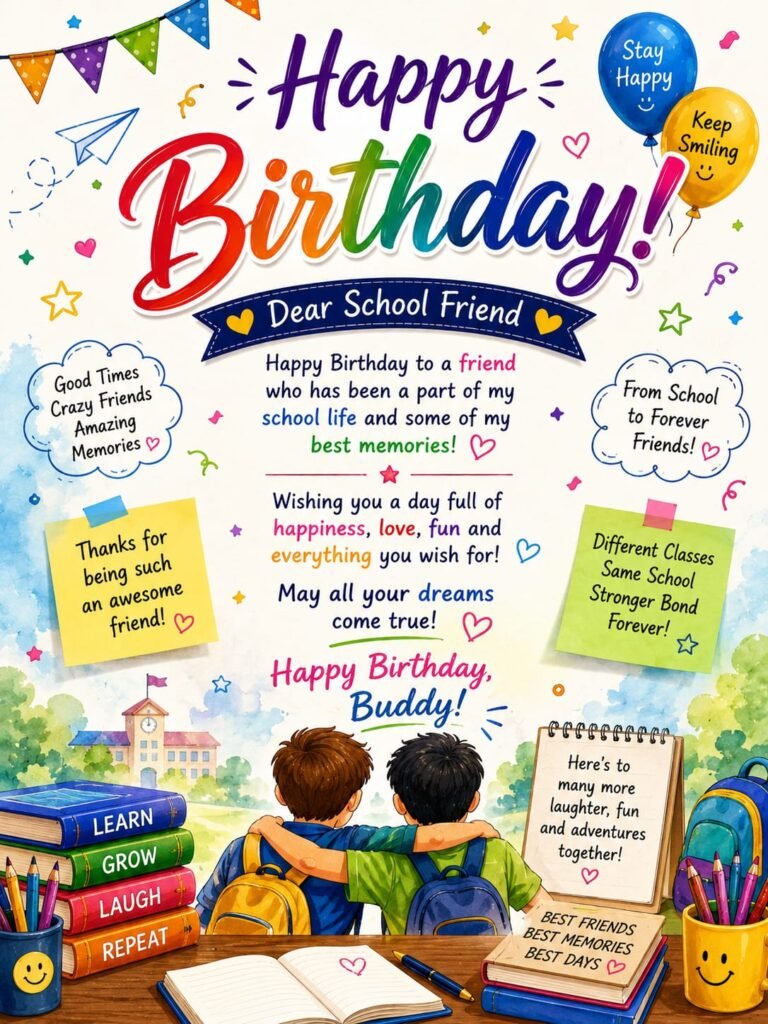 Happy Birthday wish image for friends 