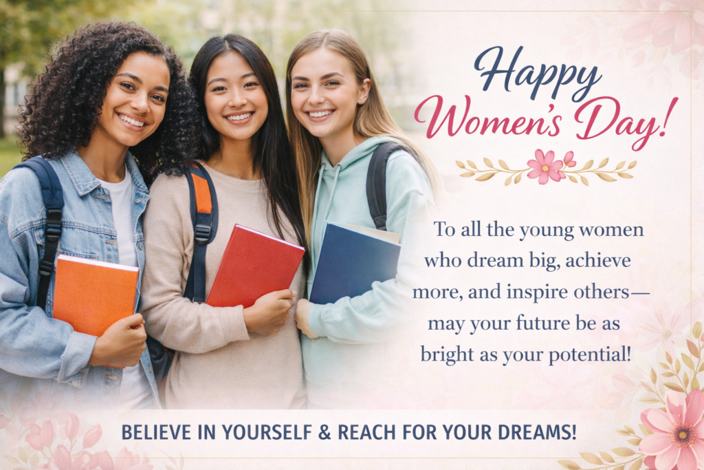 happy women day wish image