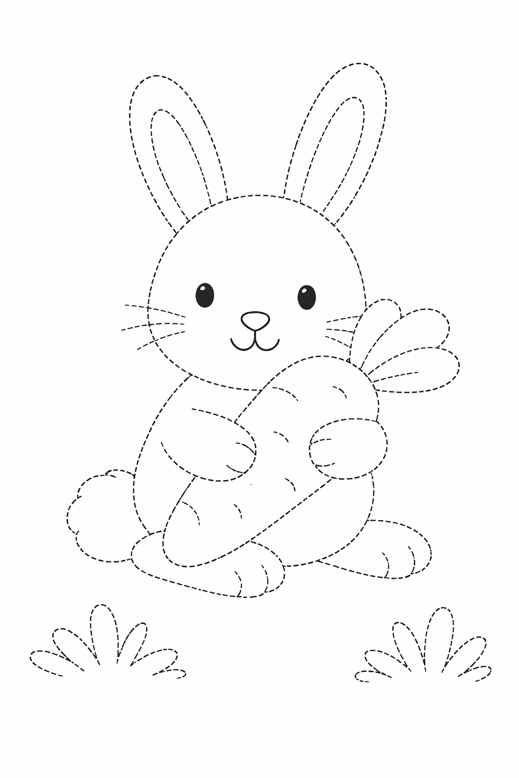 Rabbit Drawing for Kids