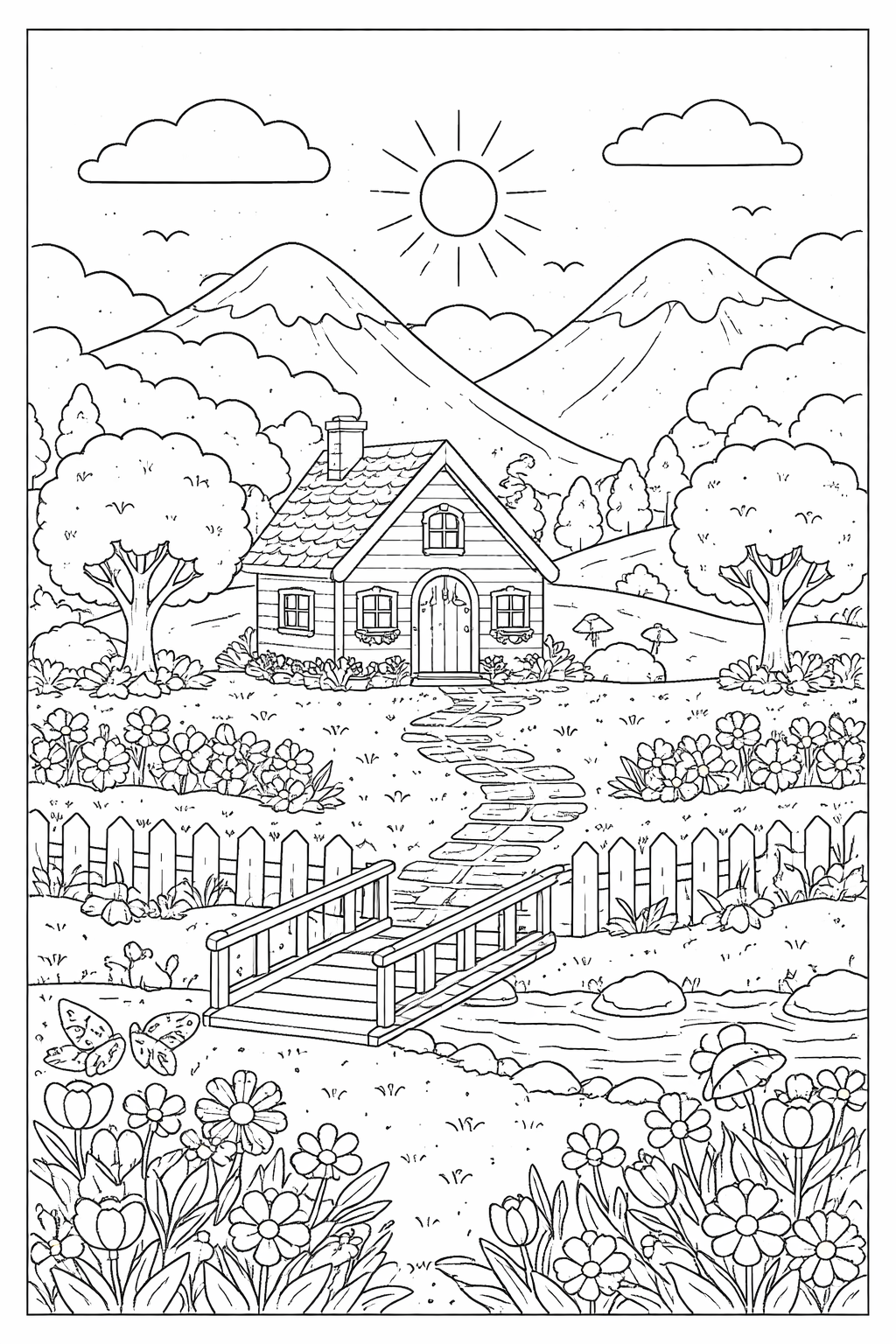 Kids Drawing for Coloring – Fun & Easy Coloring Pages