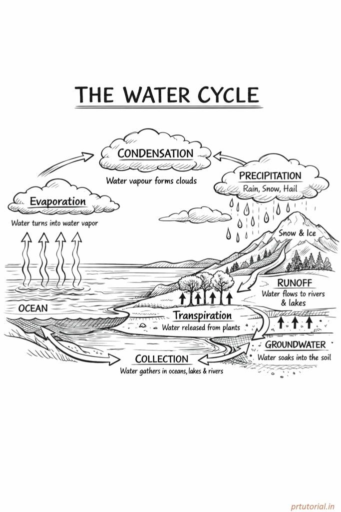 Water Cycle Drawing