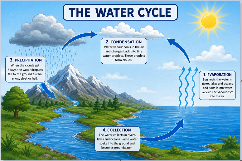 Water Cycle for Class 7