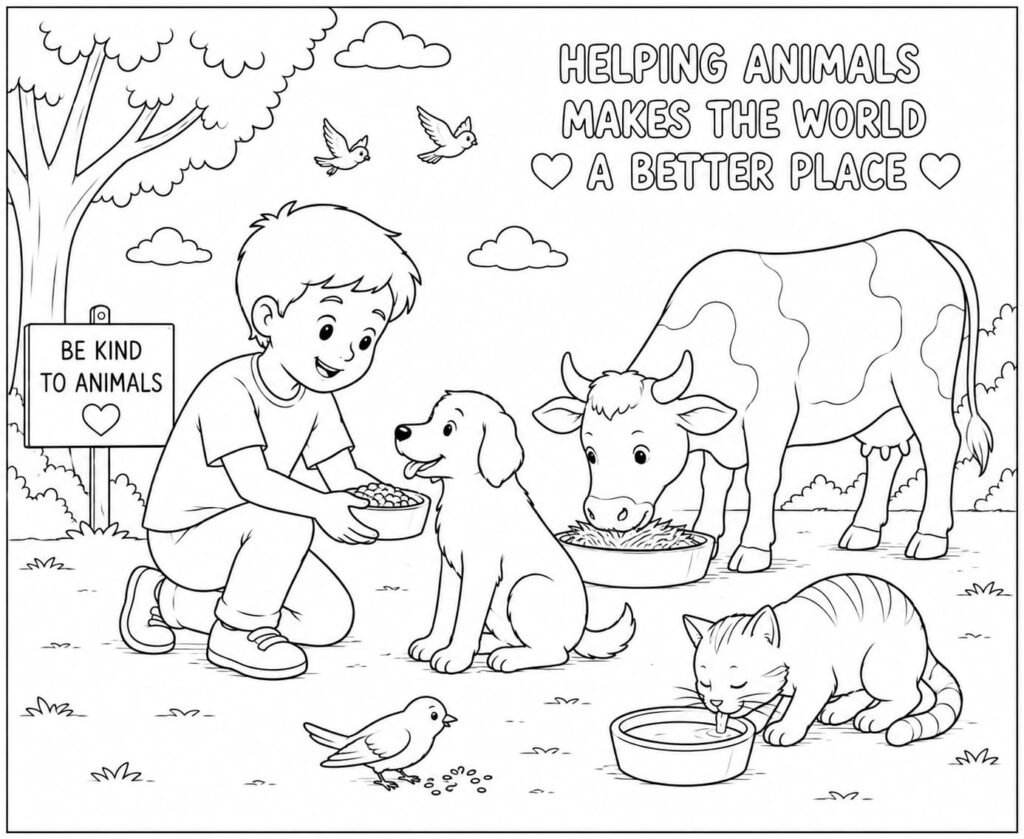 Helping Drawing for Kids