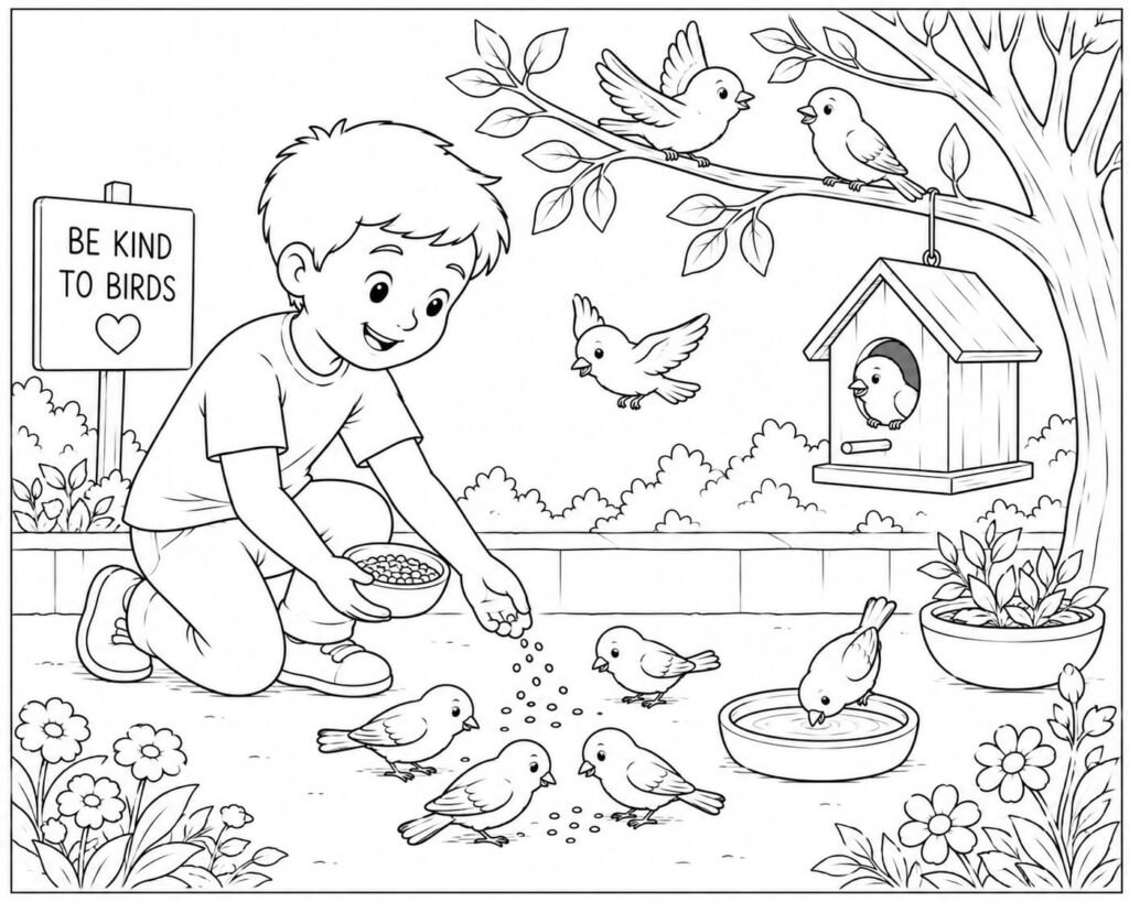 Helping Drawing for Kids
