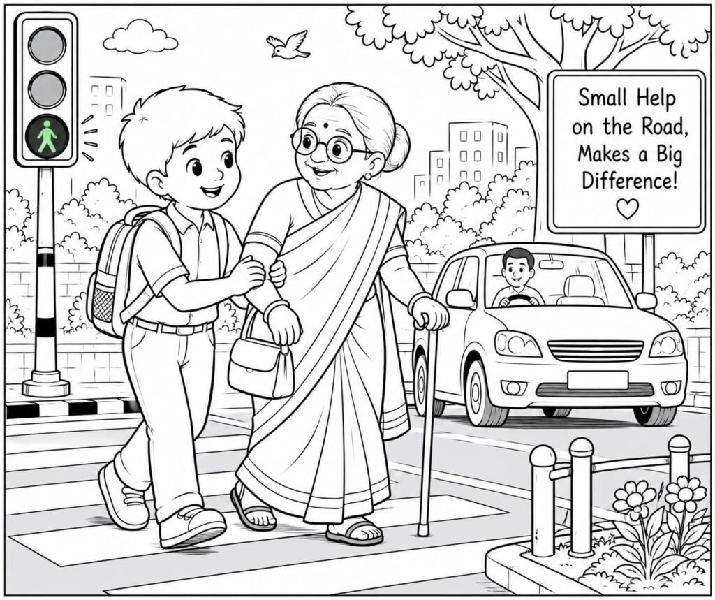 Helping Drawing for Kids
