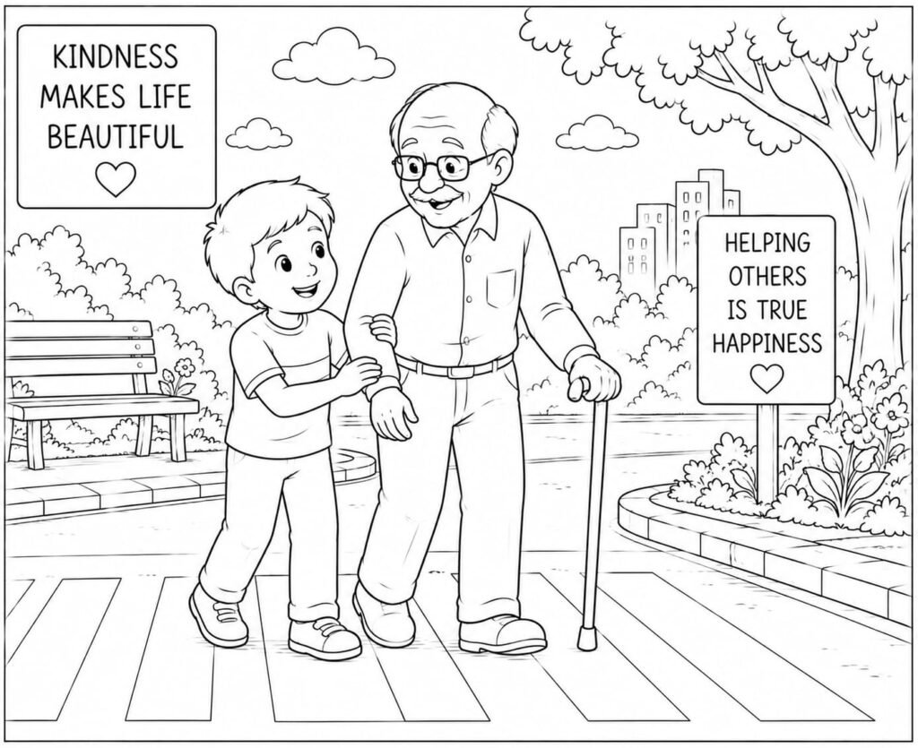 Helping Drawing for Kids