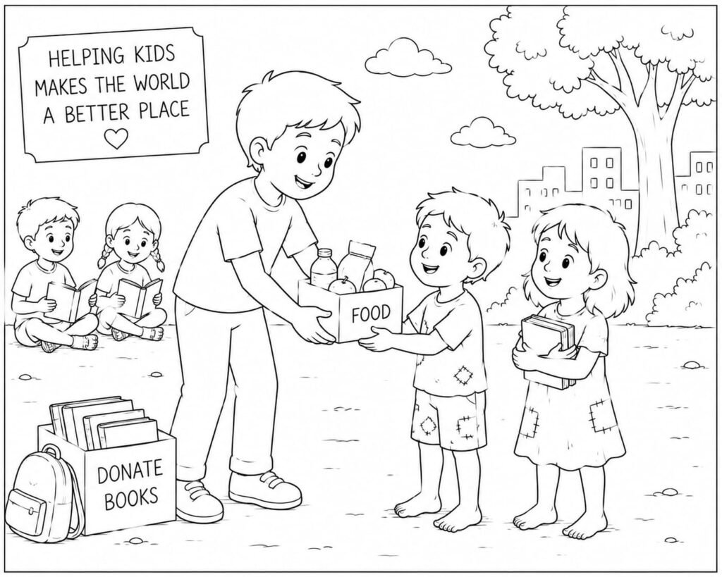 Helping Drawing for Kids