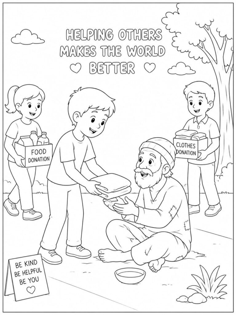 Helping Drawing for Kids