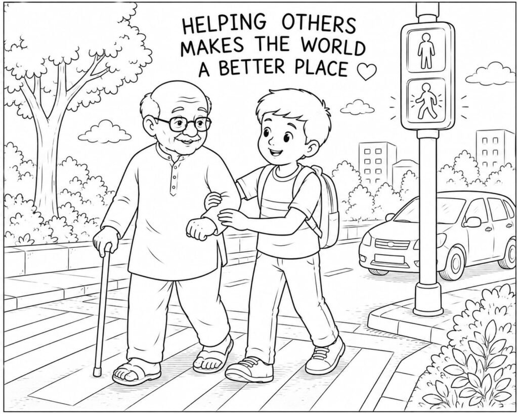 Helping Drawing for Kids