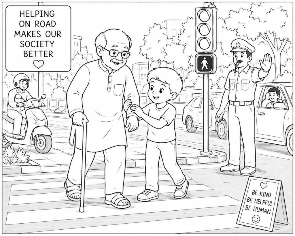 Helping Drawing for Kids